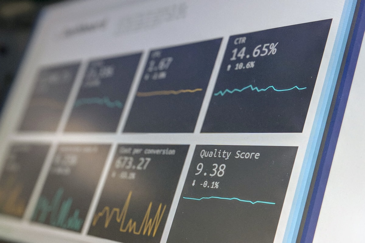 A dashboard of charts and data — dropshipping statistics 2026